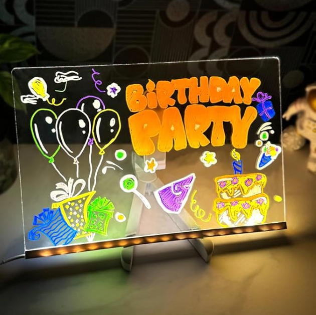 ShinySketch™ - LED-Zeichentafel (inklusive 7 Leuchtstifte)