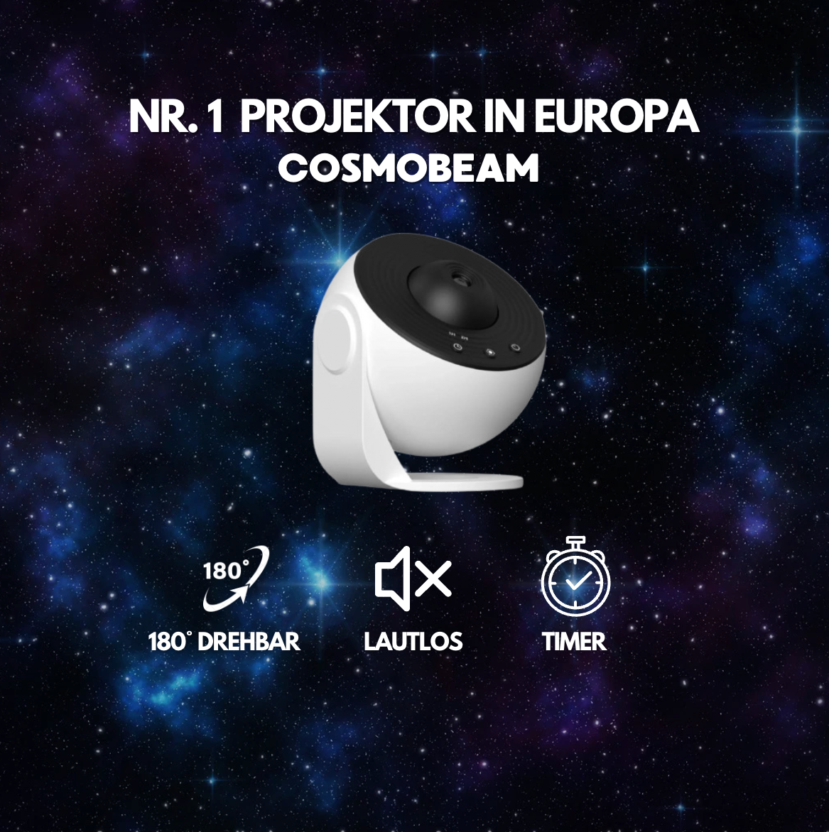 CosmoBeam™ -Galaxie Projektor