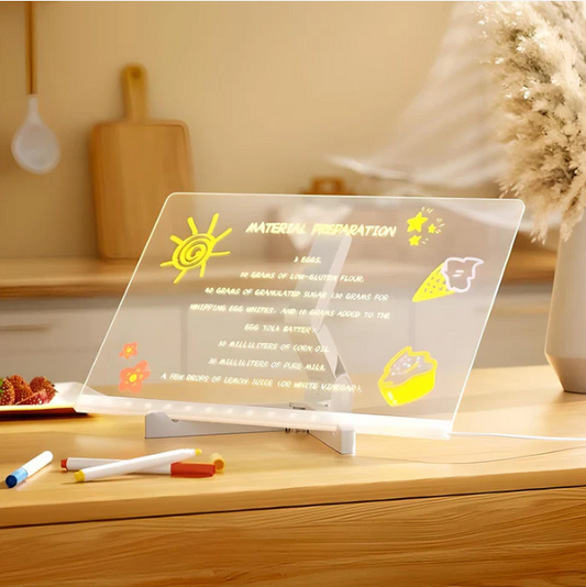 ShinySketch™ - LED-Zeichentafel (inklusive 7 Leuchtstifte)