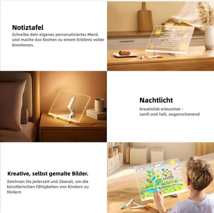 ShinySketch™ - LED-Zeichentafel (inklusive 7 Leuchtstifte)